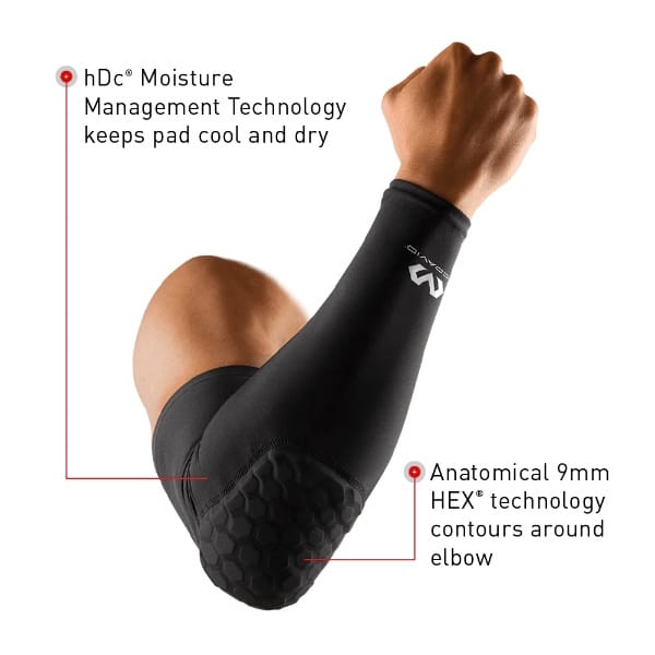 McDavid 6500 Hexpad Arm Sleeve Black
