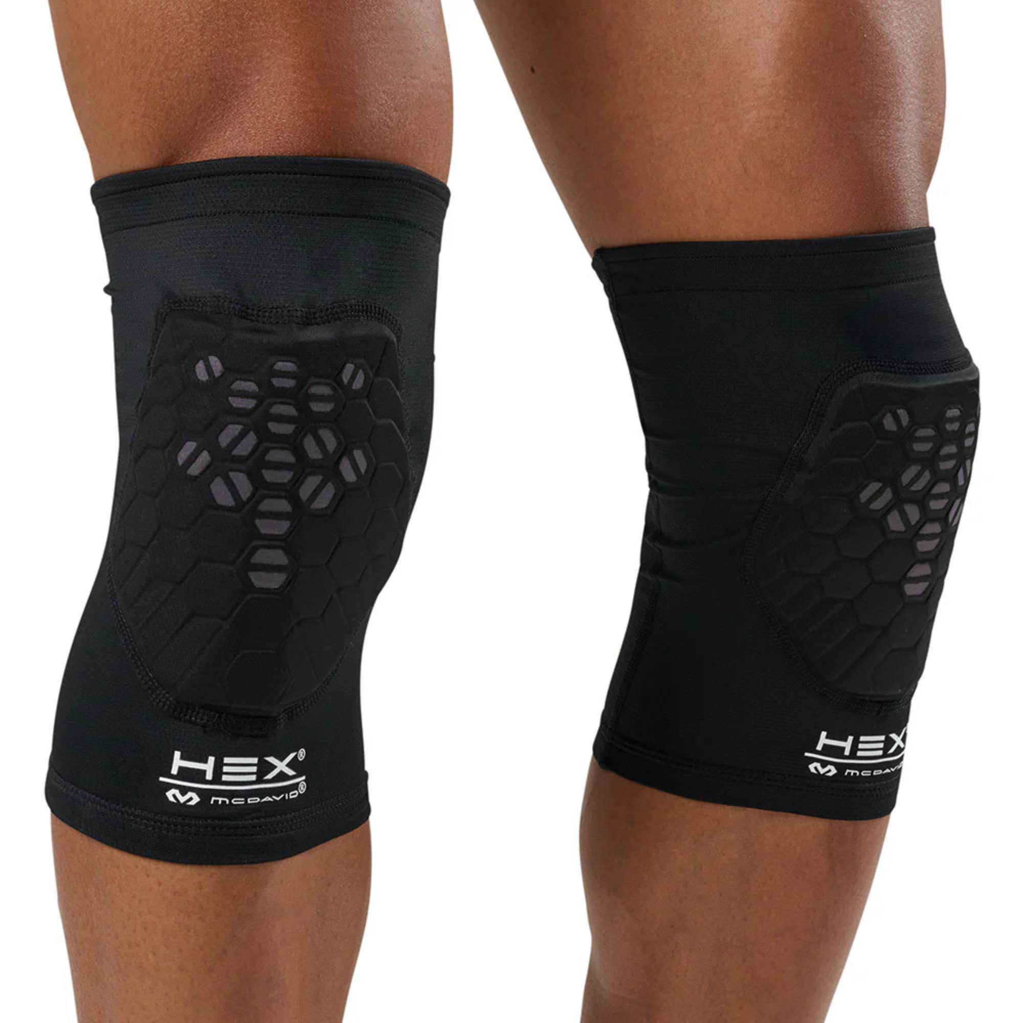 HEX Viz Knee/Elbow/Shin Pad Pair Black/Grey