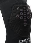 HEX Viz Knee/Elbow/Shin Pad Pair Black/Grey